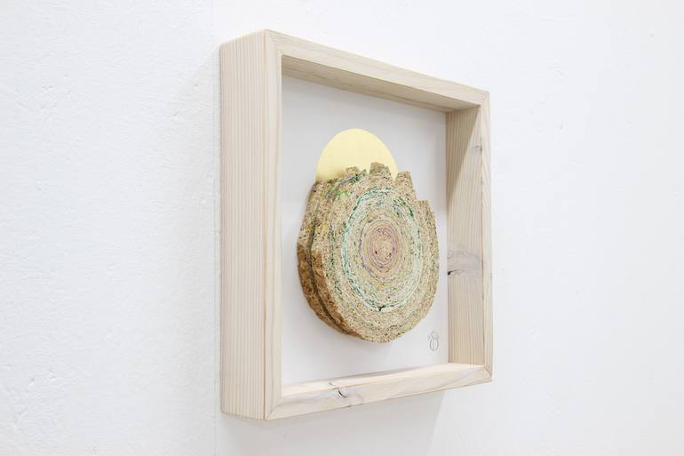 Original Abstract Landscape Sculpture by Sandra Brugger