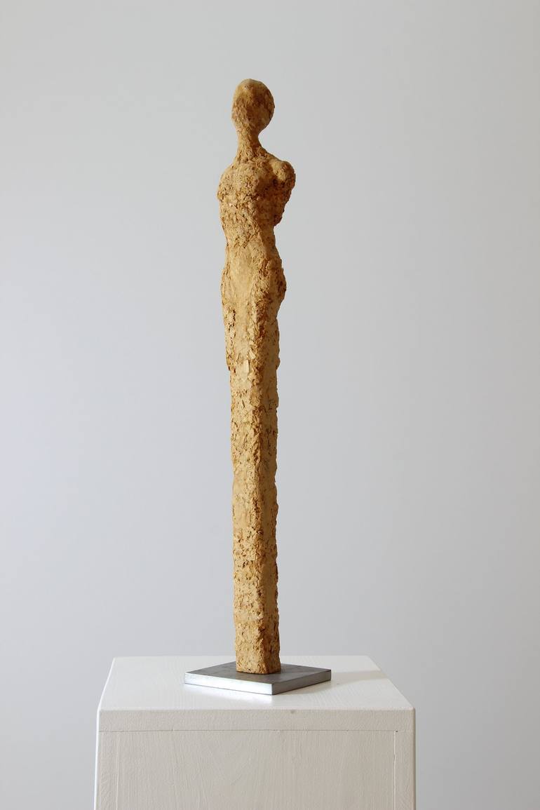 Original Abstract Men Sculpture by Sandra Brugger