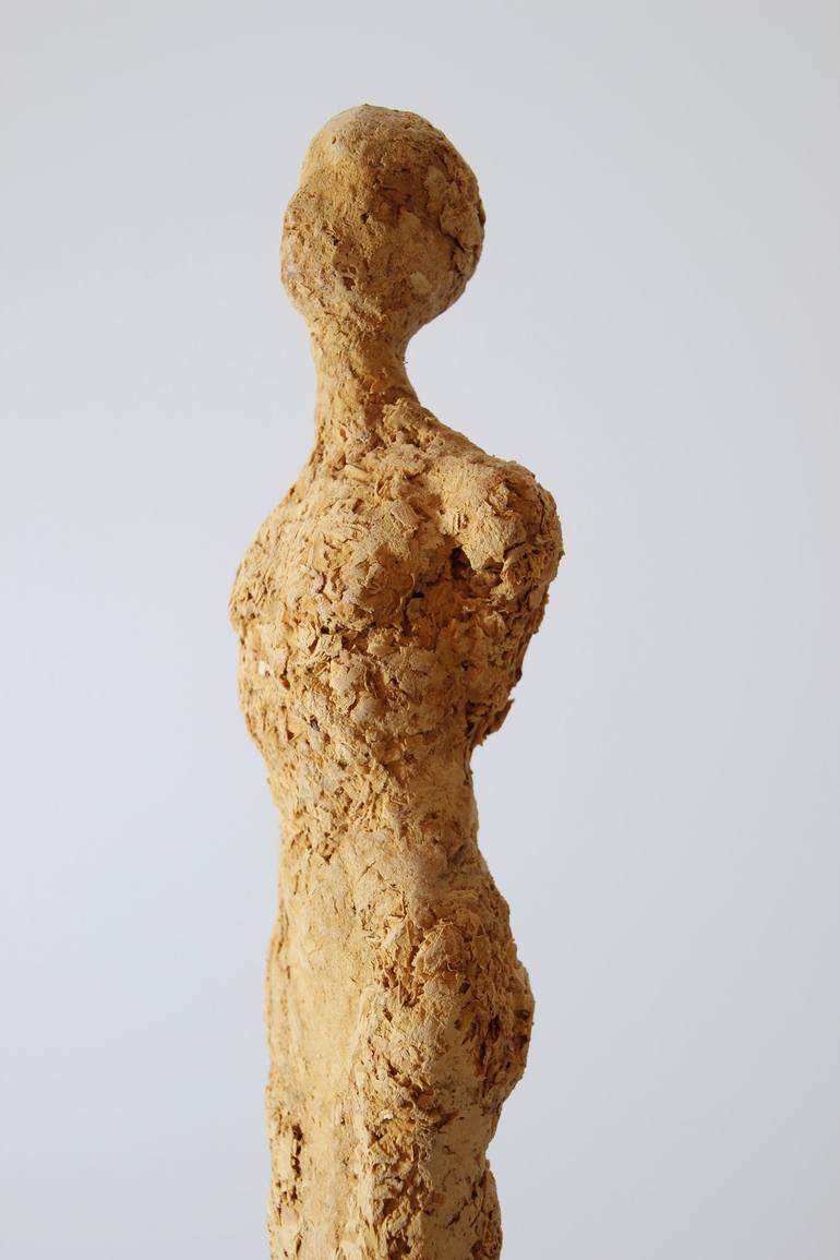 Original Abstract Men Sculpture by Sandra Brugger
