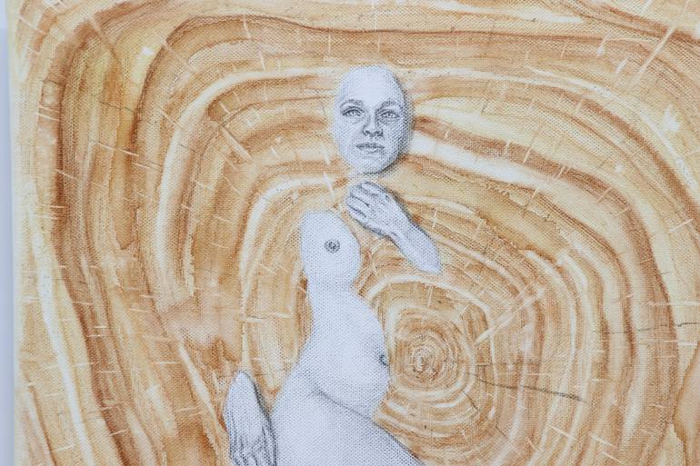 Original Figurative Nude Painting by Sandra Brugger