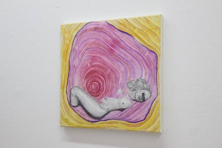 Original Contemporary Nude Painting by Sandra Brugger