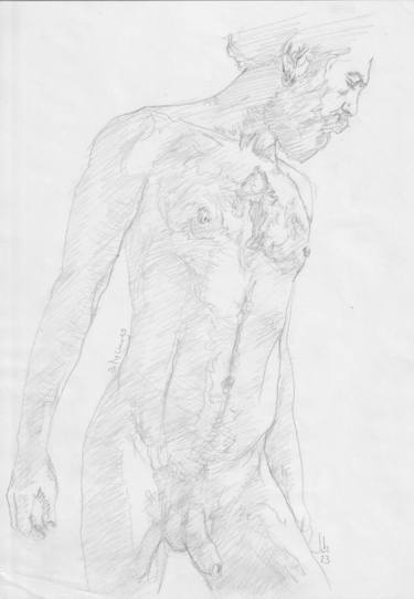 Print of Figurative Nude Drawings by Jorge Bandarra