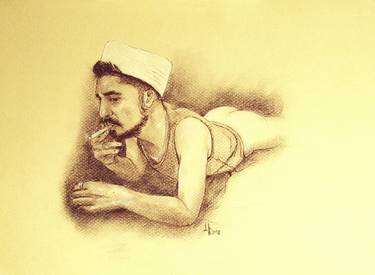 Jonathan as a sailor, giclée print thumb