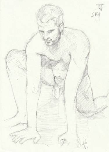 Original Nude Drawings by Jorge Bandarra