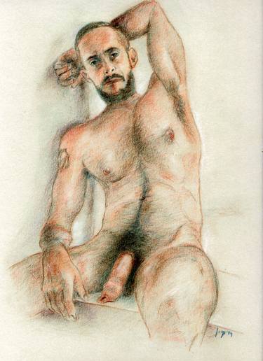 Original Figurative Nude Printmaking by Jorge Bandarra