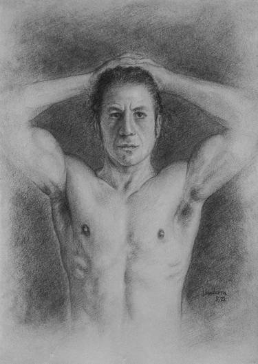 Original Figurative Portrait Drawings by Jorge Bandarra