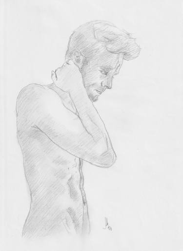 Print of Figurative Nude Drawings by Jorge Bandarra