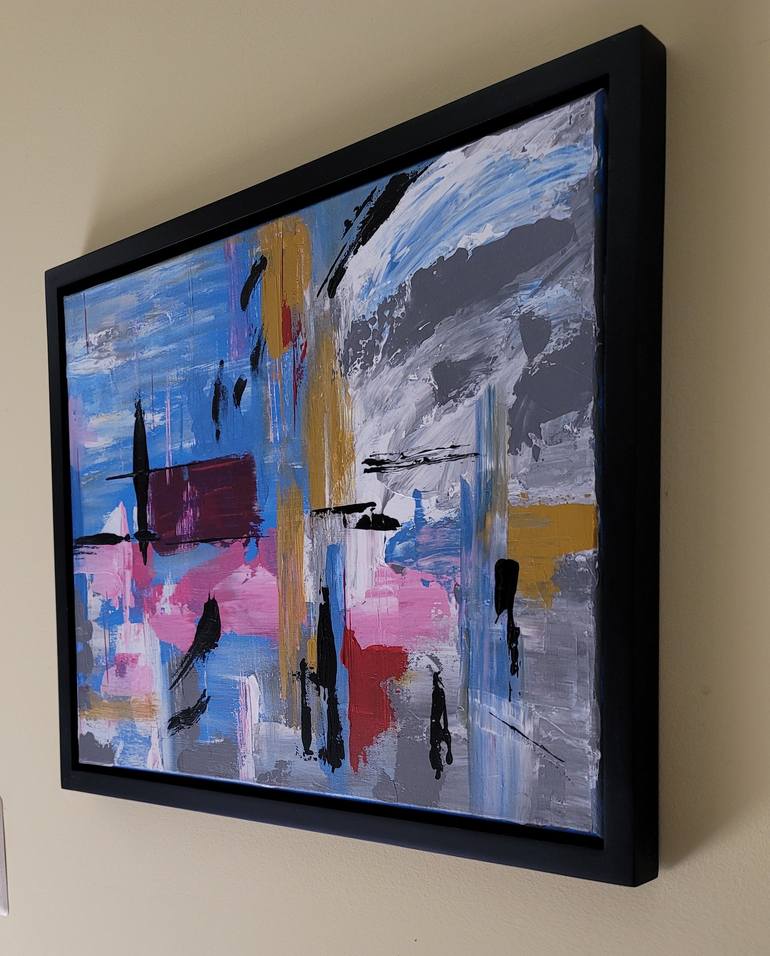 Original Abstract Water Painting by Cynthia DeVore