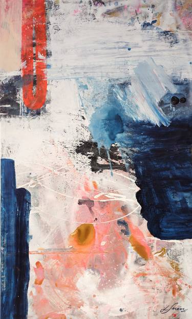 Original Abstract Expressionism Abstract Paintings by Lotta Sirén