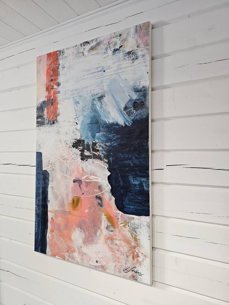 Original Abstract Expressionism Abstract Painting by Lotta Sirén