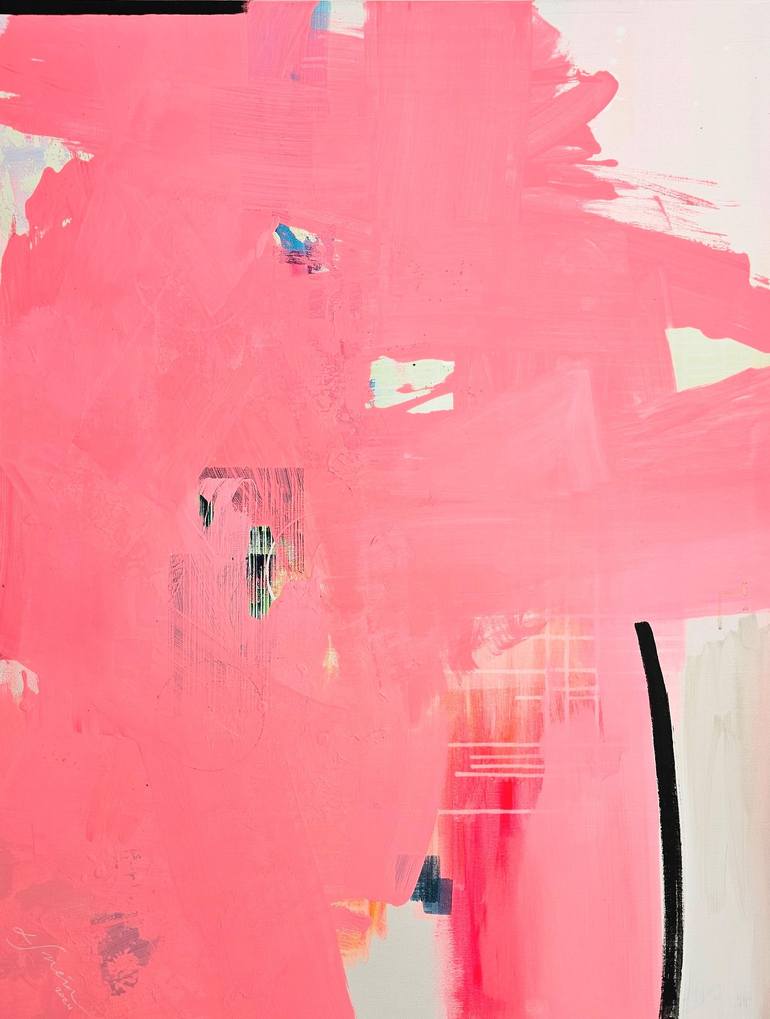Original Abstract Expressionism Abstract Paintings by Lotta Siren