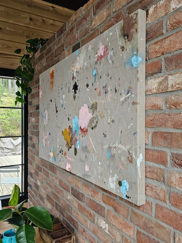 Original Abstract Expressionism Abstract Painting by Lotta Siren