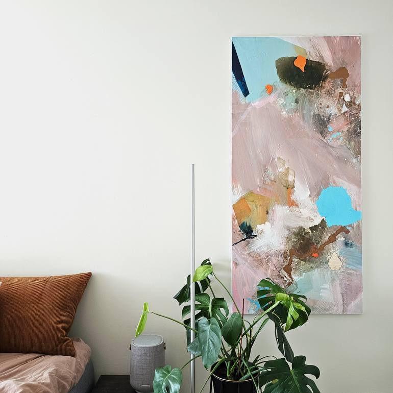 Original Abstract Expressionism Abstract Painting by Lotta Siren