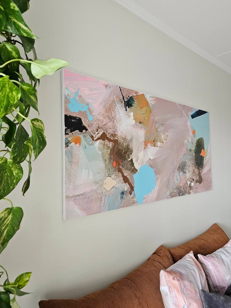 Original Abstract Expressionism Abstract Painting by Lotta Siren
