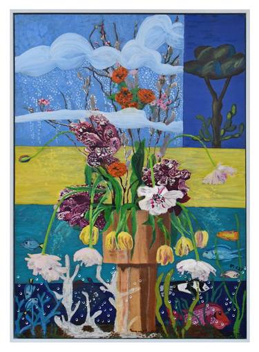 Original Floral Paintings by Mieke Van Os