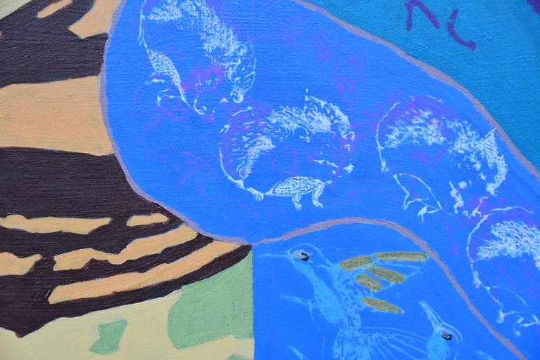 Original Contemporary Animal Painting by Mieke Van Os