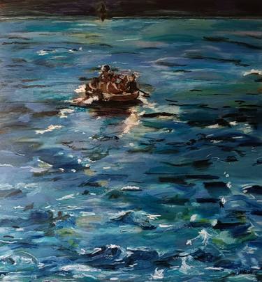 Original Boat Paintings by Mieke Van Os