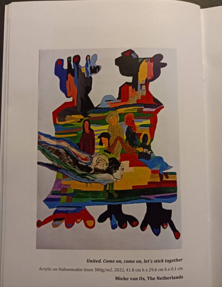 Original Contemporary People Painting by Mieke Van Os