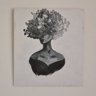 Print of Minimalism Portrait Paintings by Maria Afanassiev