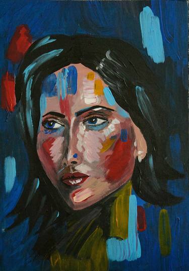 Print of Art Deco Portrait Paintings by Maria Afanassiev