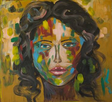 Print of Art Deco Portrait Paintings by Maria Afanassiev