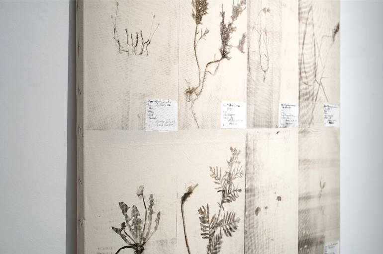 Original Abstract Botanic Painting by Sonja Lundin