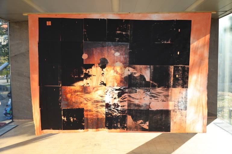 Original Installation Art Family Painting by Sonja Lundin