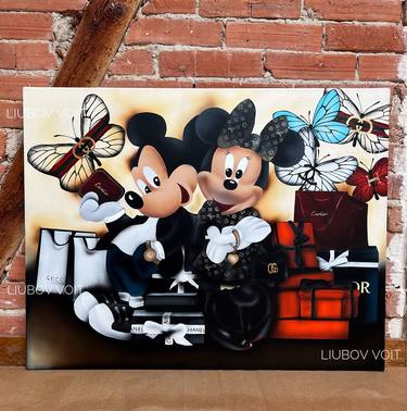 Mickey Mouse Minnie art painting thumb