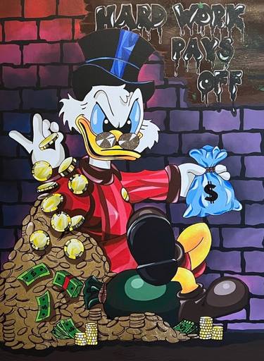 Scrooge McDuck Hard work pays off thumb