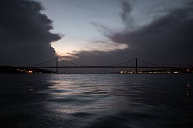 Twilight Serenity: 25 April Bridge, Lisbon thumb