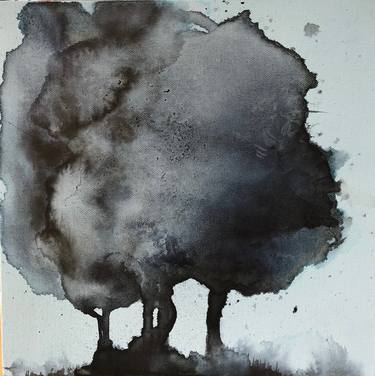 Original Fine Art Tree Paintings by Louise Morgan