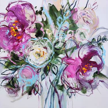 Print of Floral Paintings by Anna Cher