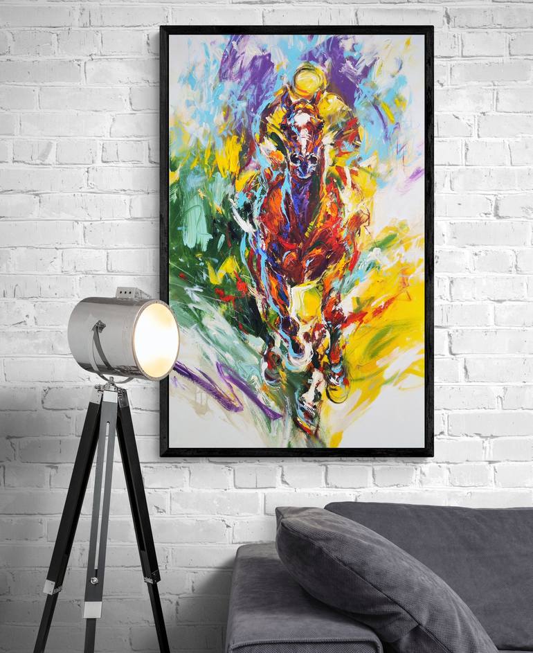 Original Horse Painting by Anna Cher