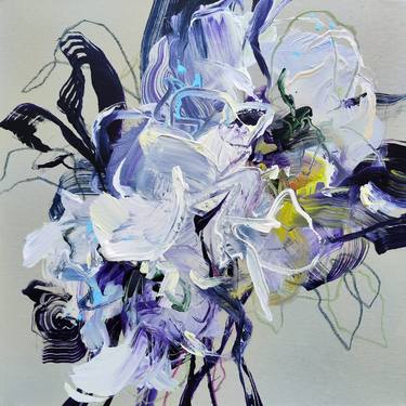Original Expressionism Floral Paintings by Anna Cher