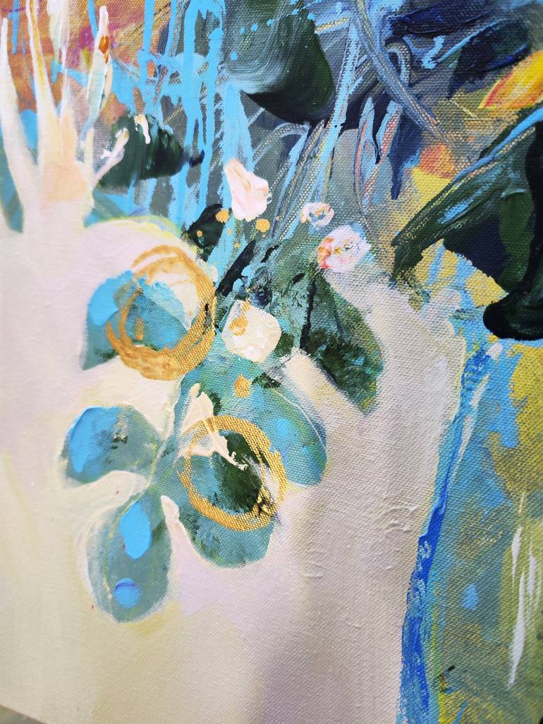 Original Contemporary Floral Painting by Anna Cher