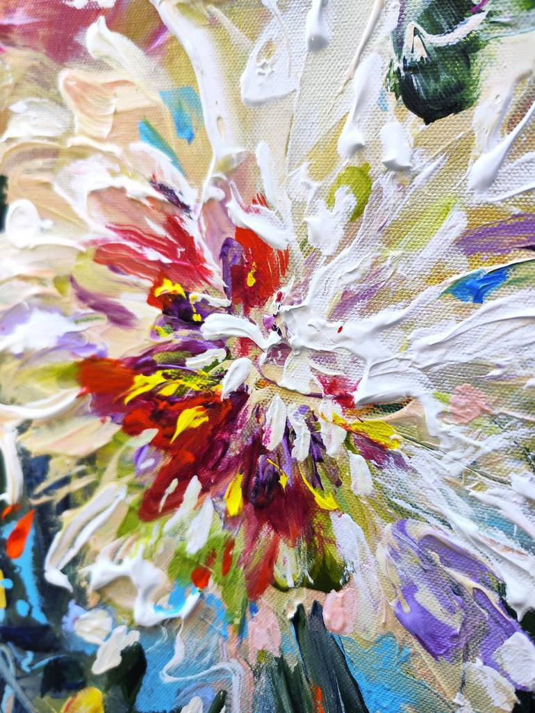 Original Contemporary Floral Painting by Anna Cher