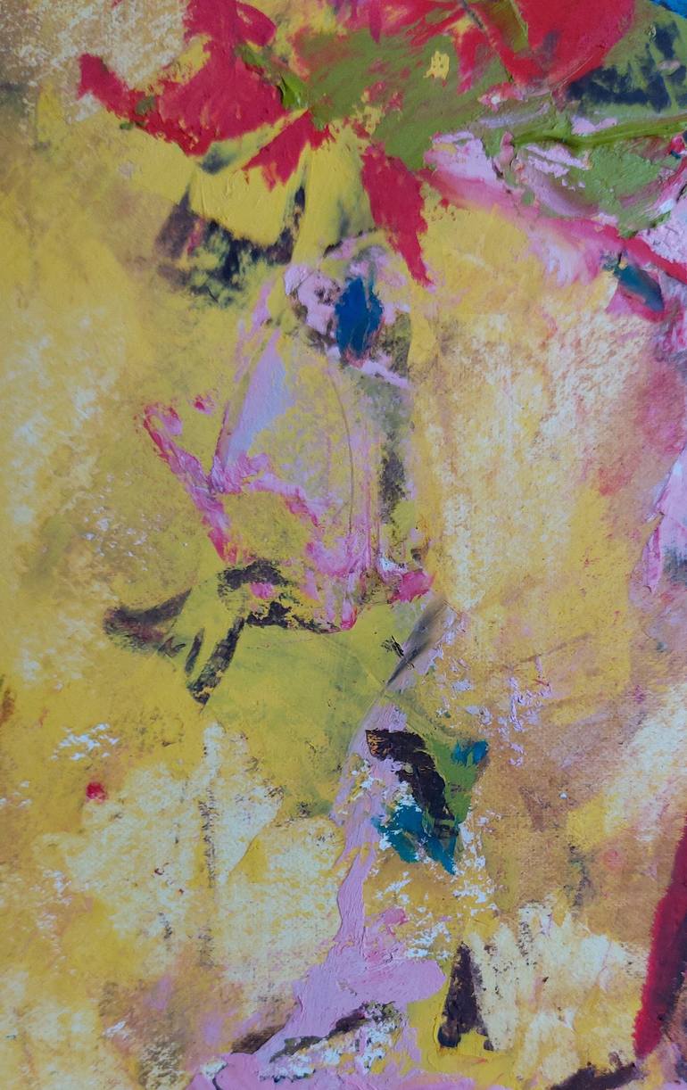 Original Abstract Expressionism Abstract Painting by Lia Bonetti