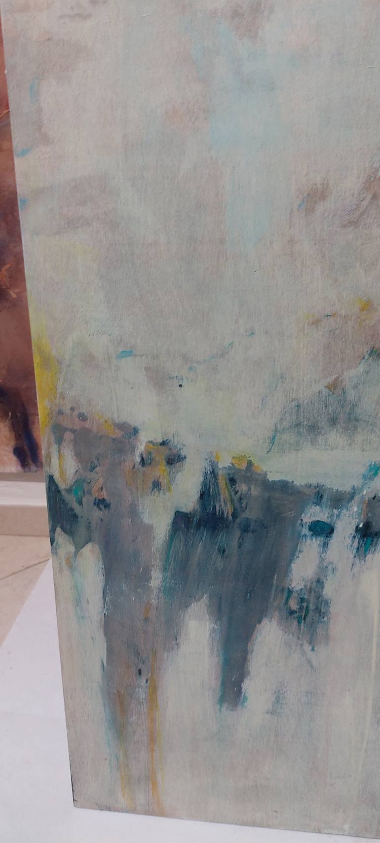 Original Abstract Expressionism Abstract Painting by Lia Bonetti