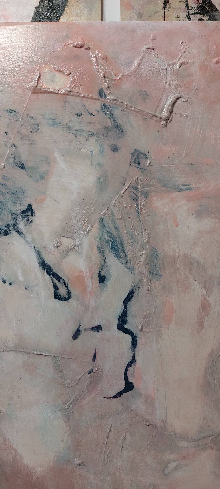 Original Abstract Expressionism Abstract Painting by Lia Bonetti