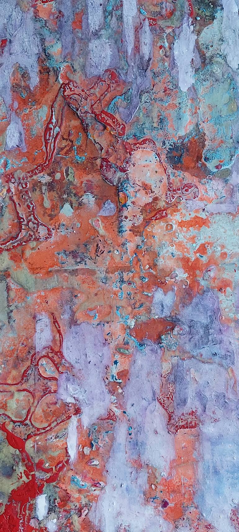 Original Abstract Expressionism Abstract Painting by Lia Bonetti