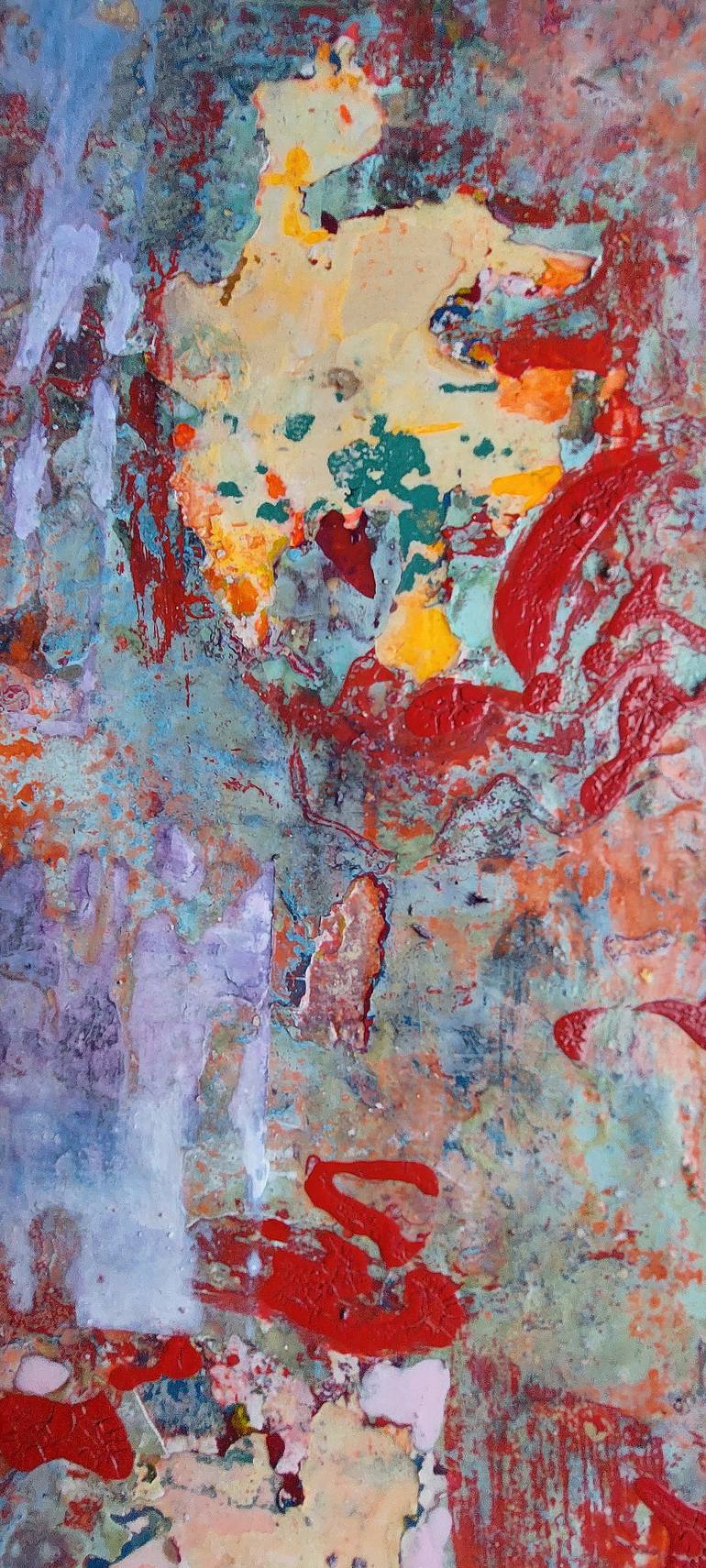Original Abstract Expressionism Abstract Painting by Lia Bonetti