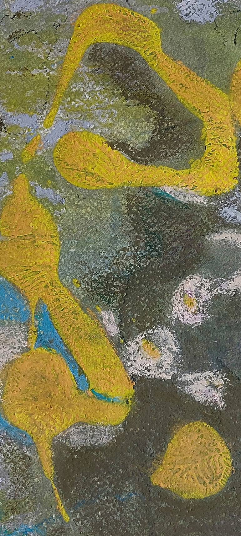 Original Abstract Expressionism Abstract Painting by Lia Bonetti