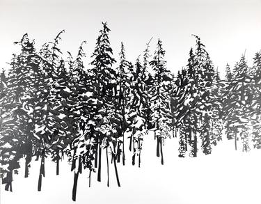 Western Hemlock Forest in Snow thumb