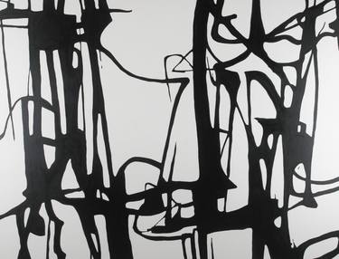 Original Abstract Expressionism Abstract Drawings by Tim Lundholm
