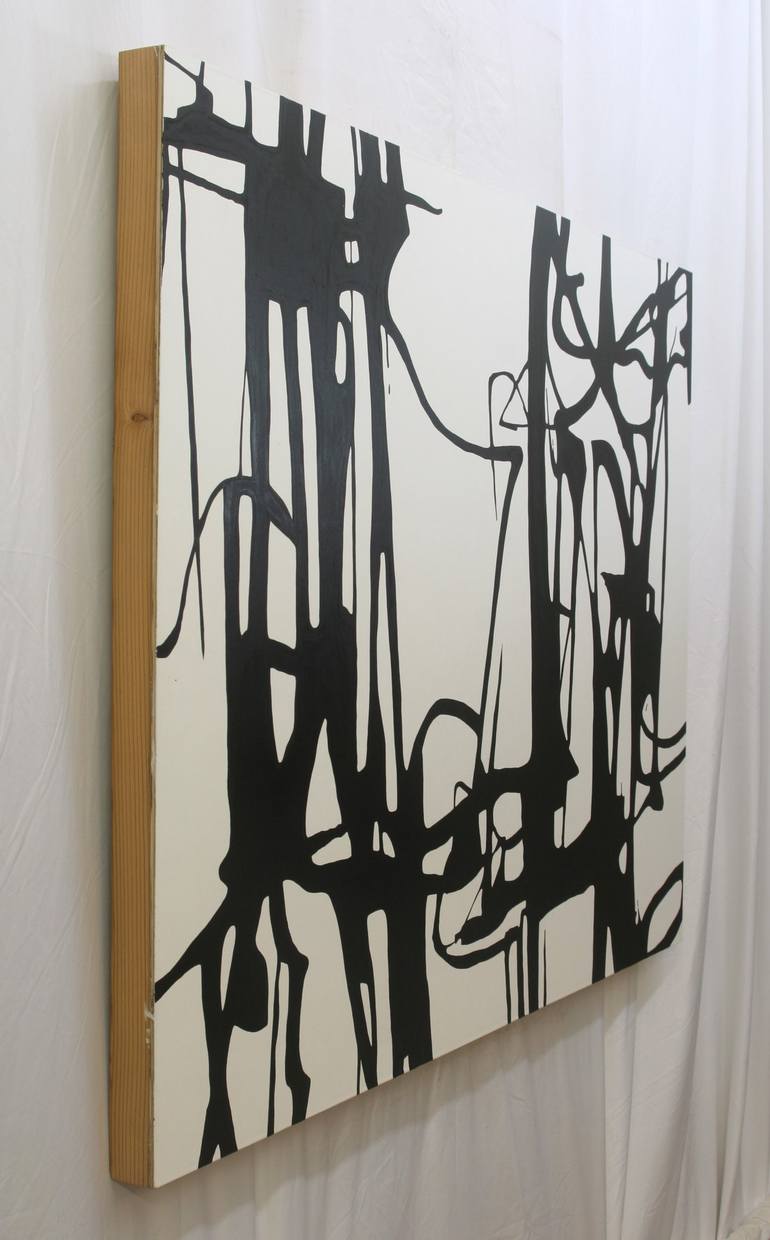 Original Abstract Expressionism Abstract Drawing by Tim Lundholm