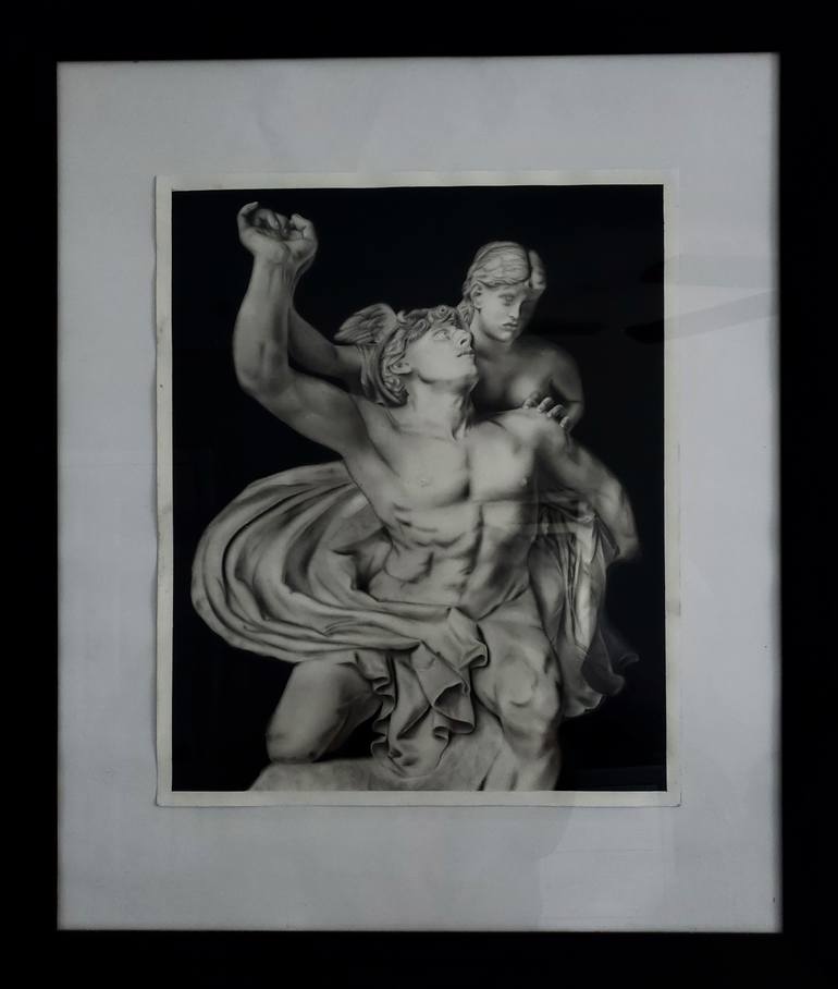 Original Realism People Drawing by Crystal Ortiz