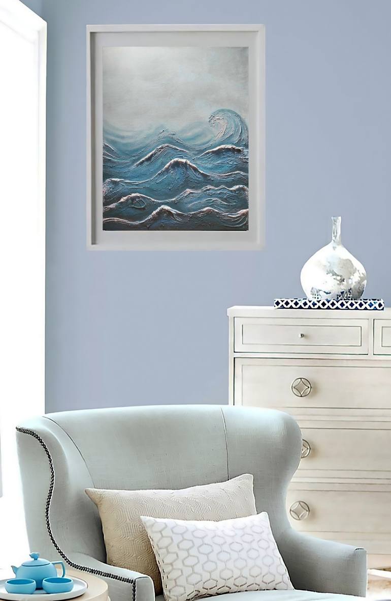 Original Conceptual Landscape Painting by Anastasia Sokolova