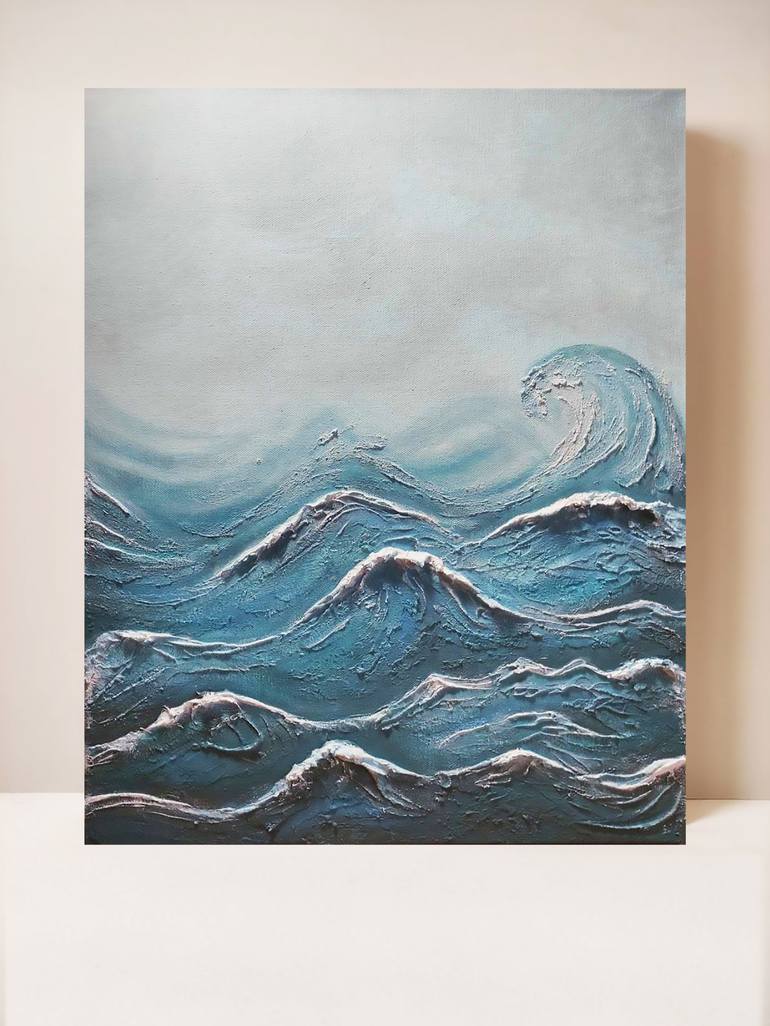 Original Conceptual Landscape Painting by Anastasia Sokolova