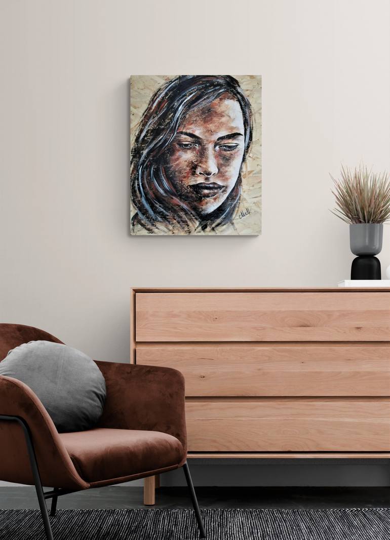 Original Contemporary People Painting by Mateja Marinko