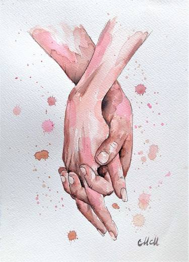 Couple holding hands II thumb